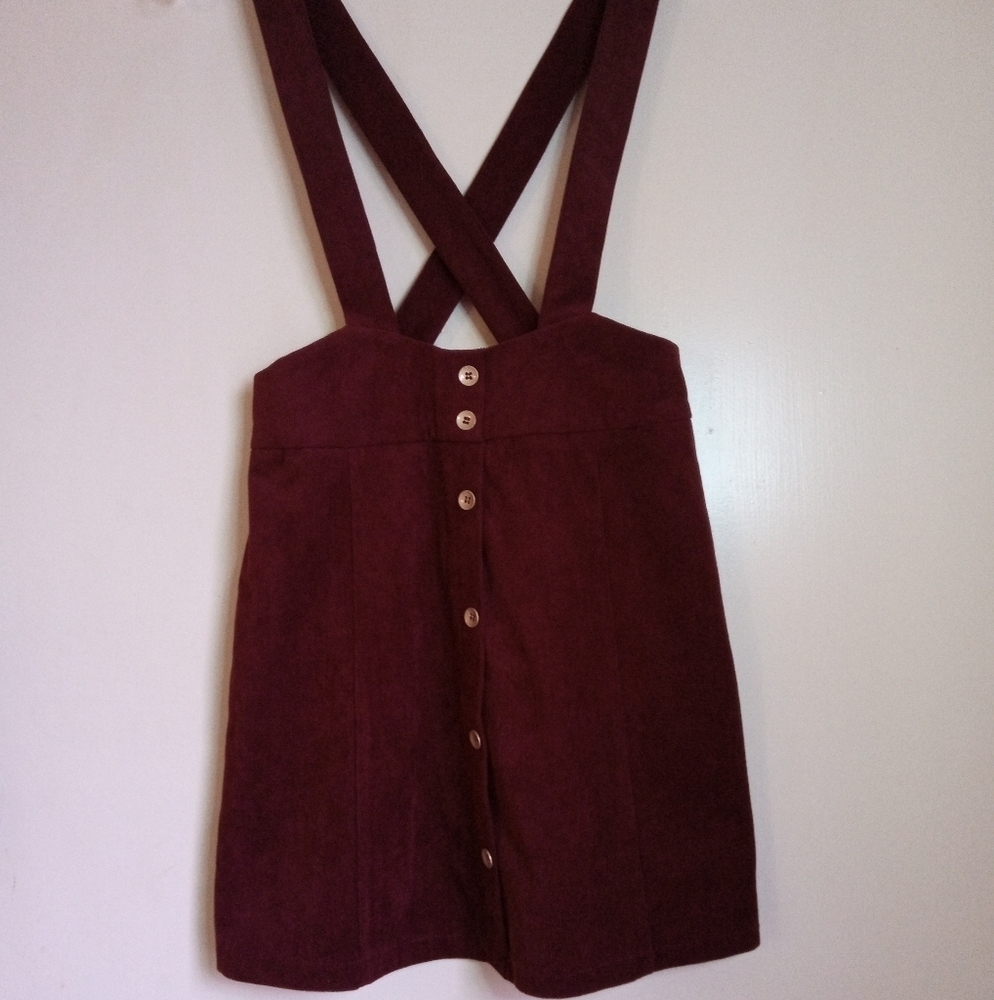 Allegra K corduroy skirt overalls - Picture 5 of 9